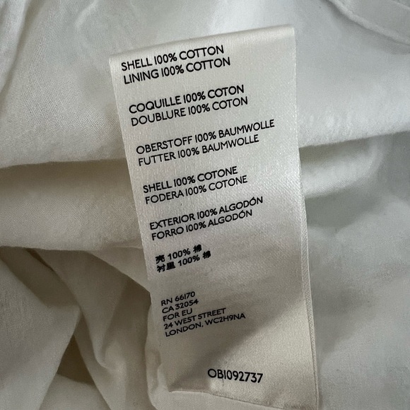 ANTHROPOLOGIE MAEVE Angela Ruffle Peasant Blouse White 100% Sz S - Picture 8 of 8